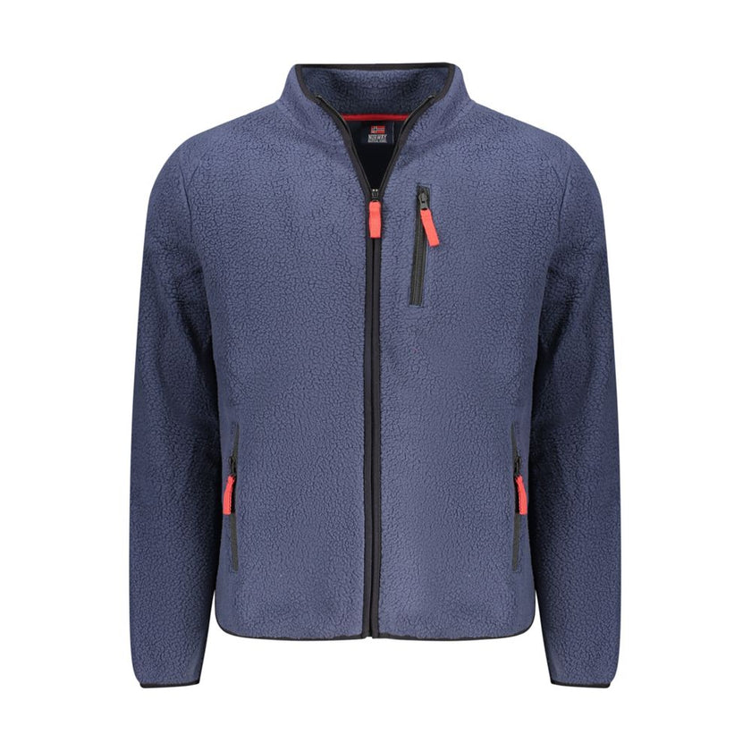 Norway 1963 Blaues Herren-Sweatshirt aus Polyester
