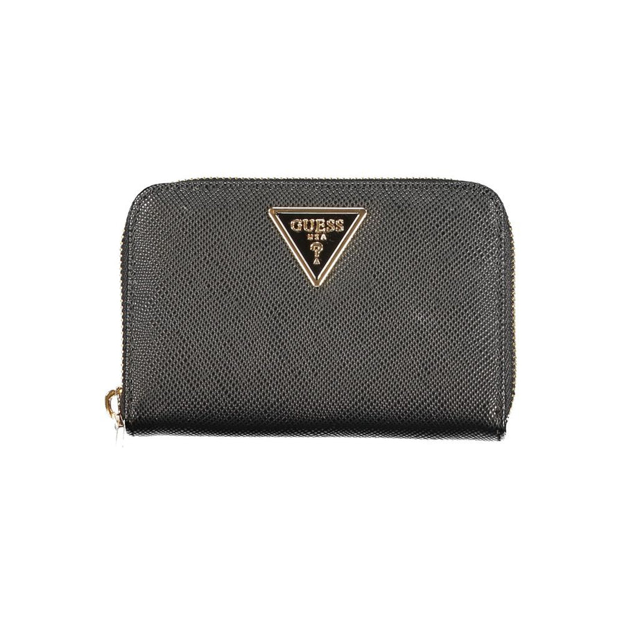 Guess Jeans Nero Poliuretano Damen Geldbörse