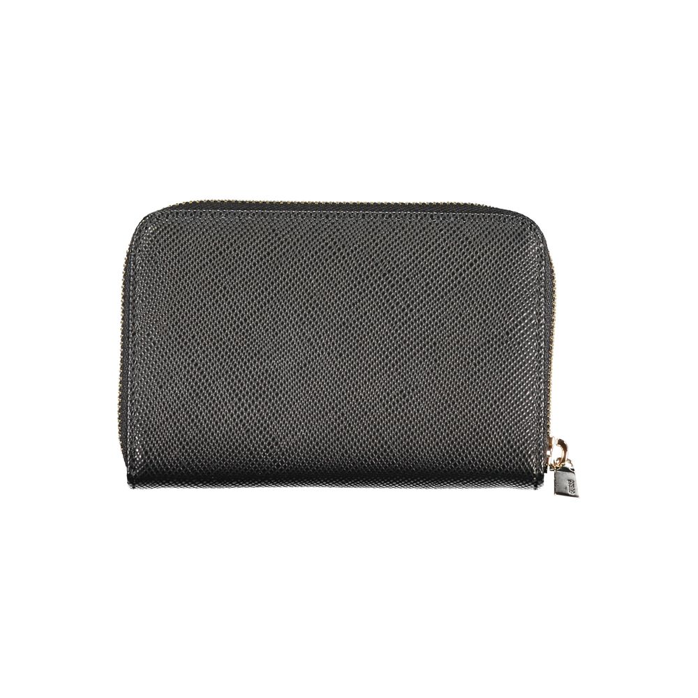 Guess Jeans Nero Poliuretano Damen Geldbörse