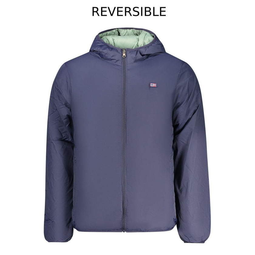 Norway 1963 Blauer Polyester-Mantel und Jacke