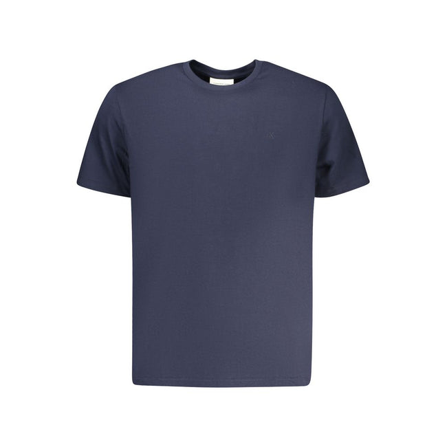 Calvin Klein Blaues Baumwoll-T-Shirt für Herren