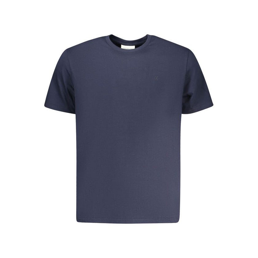 Calvin Klein Blaues Baumwoll-T-Shirt für Herren