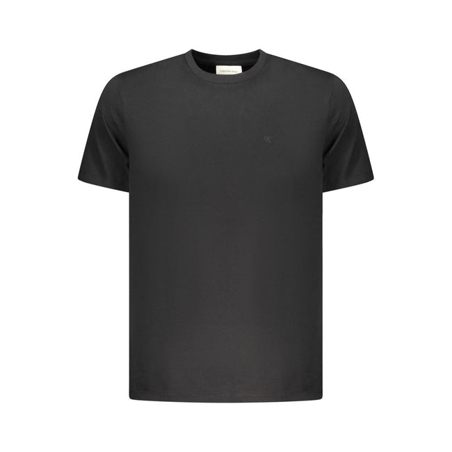 Calvin Klein Schwarzes Baumwoll-T-Shirt für Herren