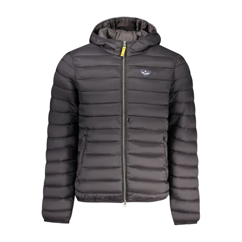 Armata Di Mare Schwarze Polyamid-Herrenjacke