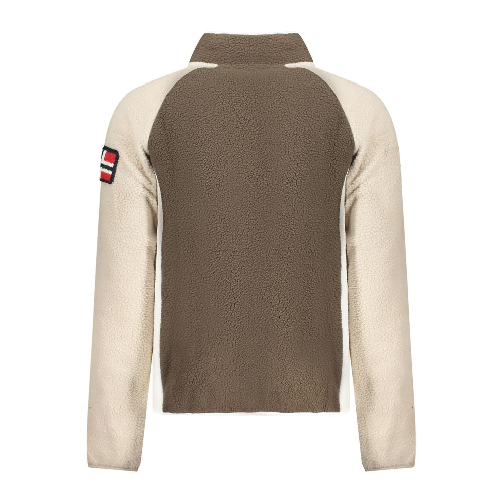 Norway 1963 Marrone Polyester Herren Sweatshirt
