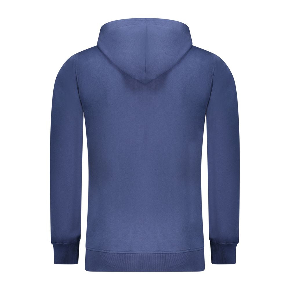 Rifle Blauer Baumwoll-Kapuzenpullover für Herren
