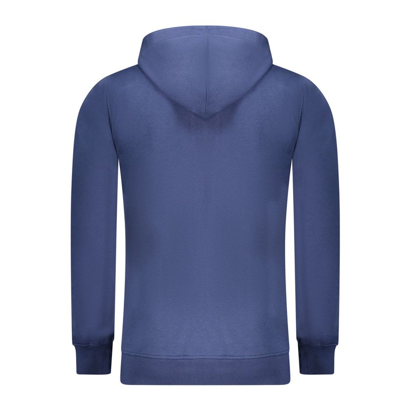 Rifle Blauer Baumwoll-Kapuzenpullover für Herren