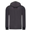 Rifle Blaues Herren-Kapuzensweatshirt aus Baumwolle