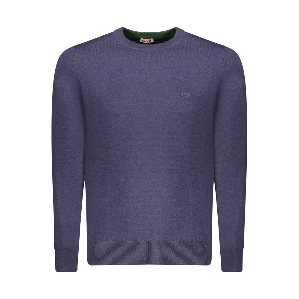 Rifle Blauer Herrenpullover aus Polyester