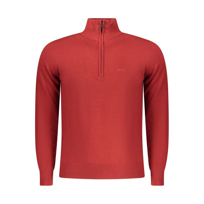 Rifle Roter Herrenpullover aus Polyester