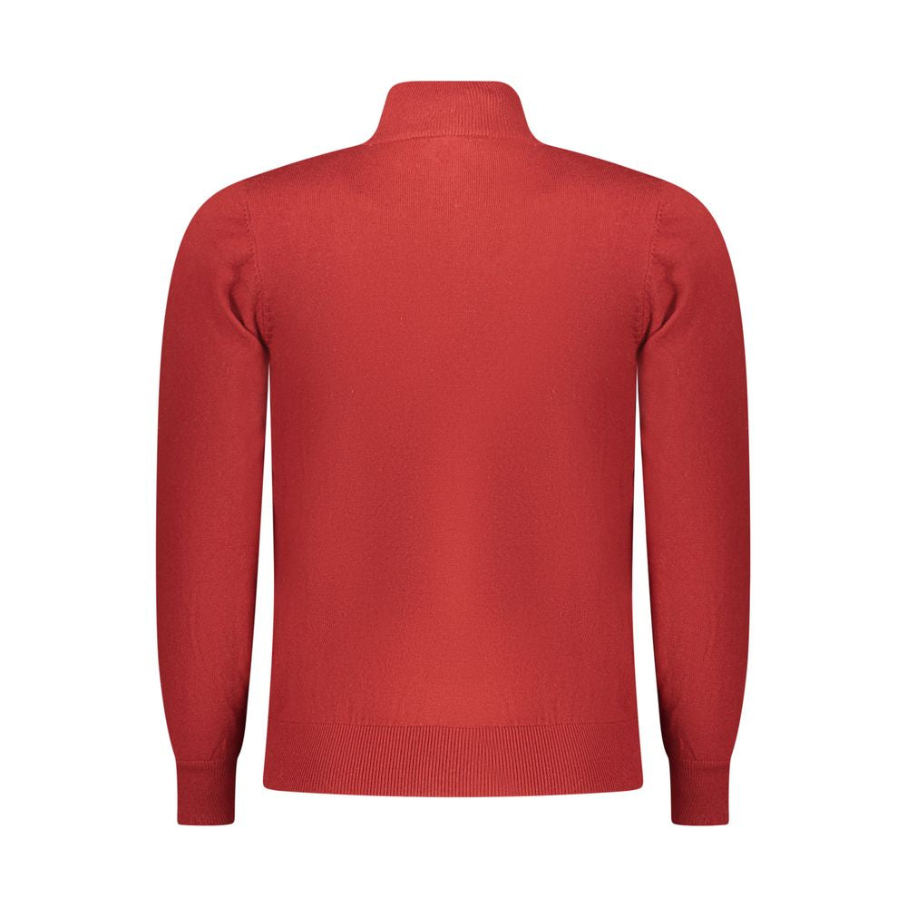 Rifle Roter Herrenpullover aus Polyester