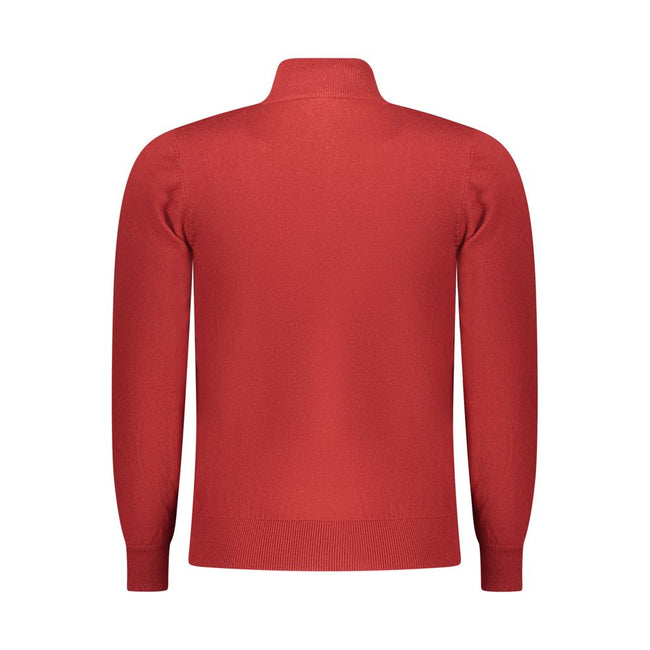 Rifle Roter Herrenpullover aus Polyester