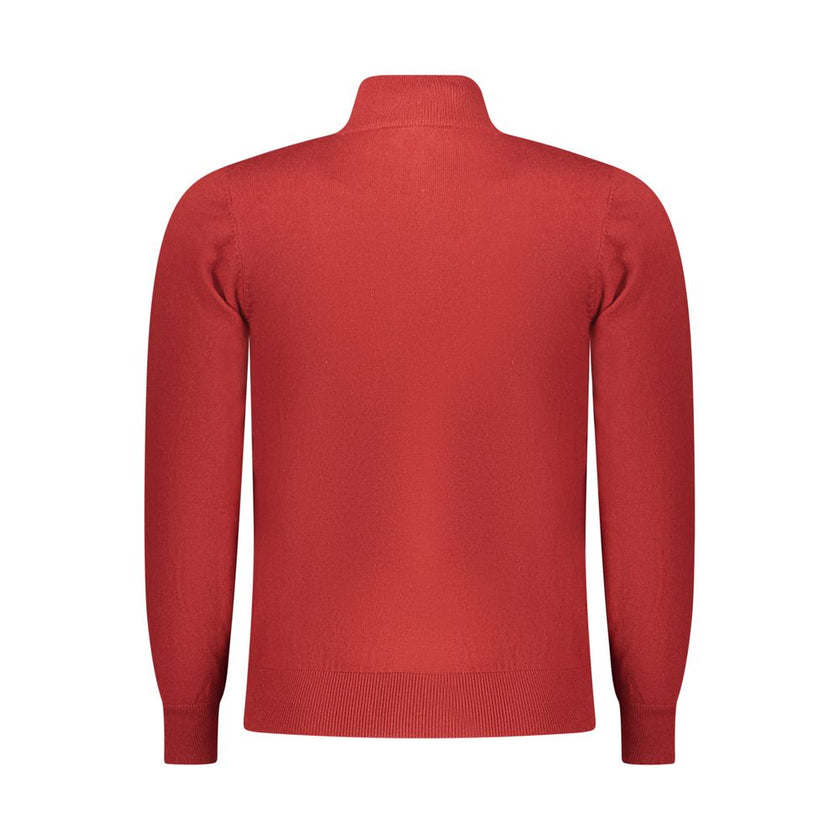 Rifle Roter Herrenpullover aus Polyester