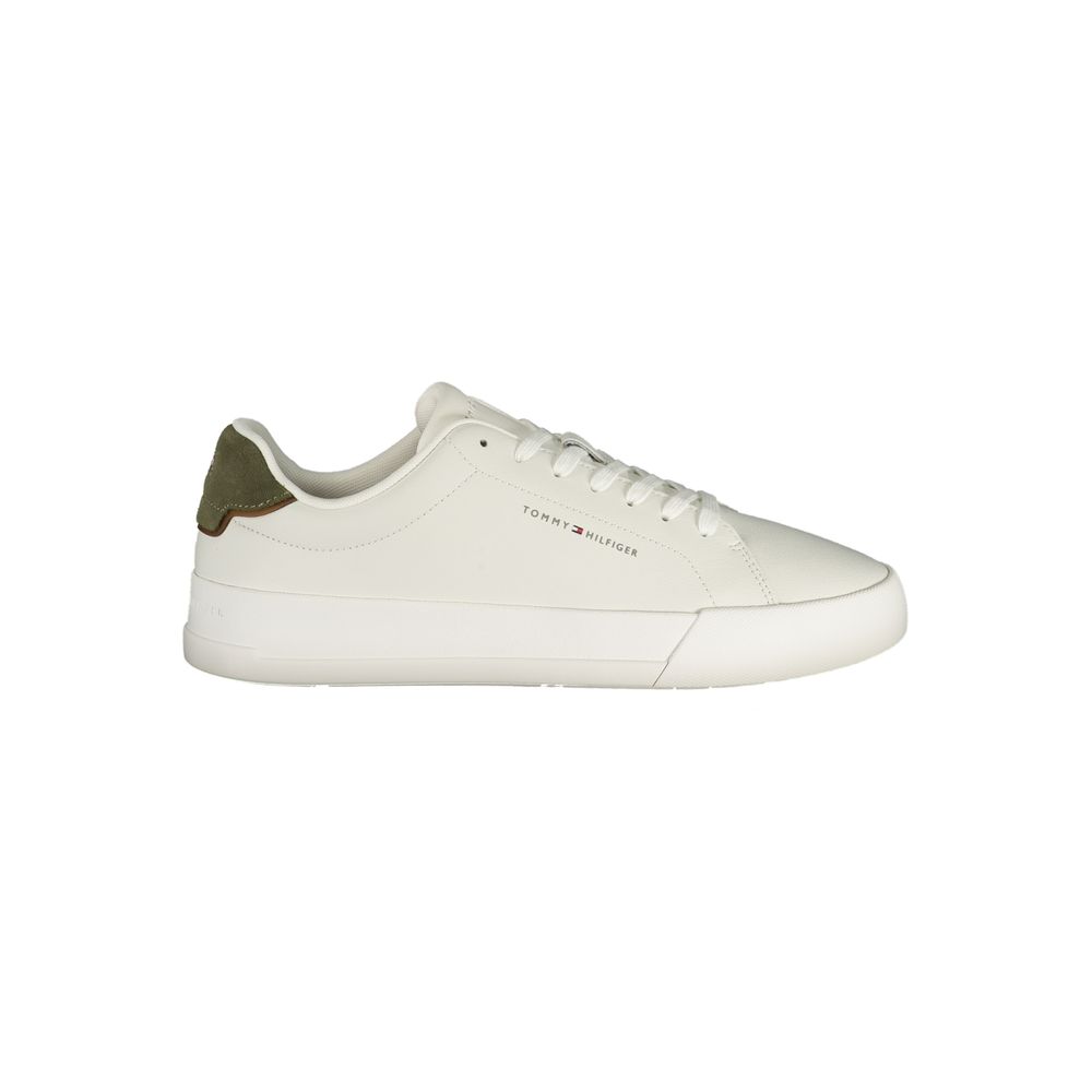 Tommy Hilfiger Men's White Polyurethane Sneaker