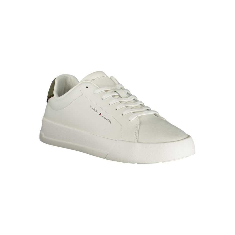 Tommy Hilfiger Men's White Polyurethane Sneaker