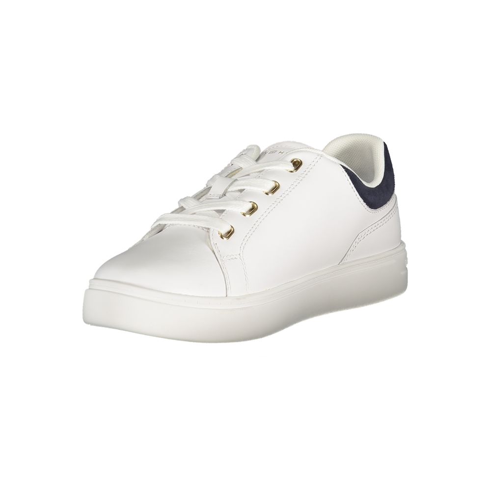 Tommy Hilfiger White Women's Polyurethane Sneakers