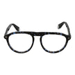 Philipp Plein Brillenrahmen aus blauem Celluloseacetat