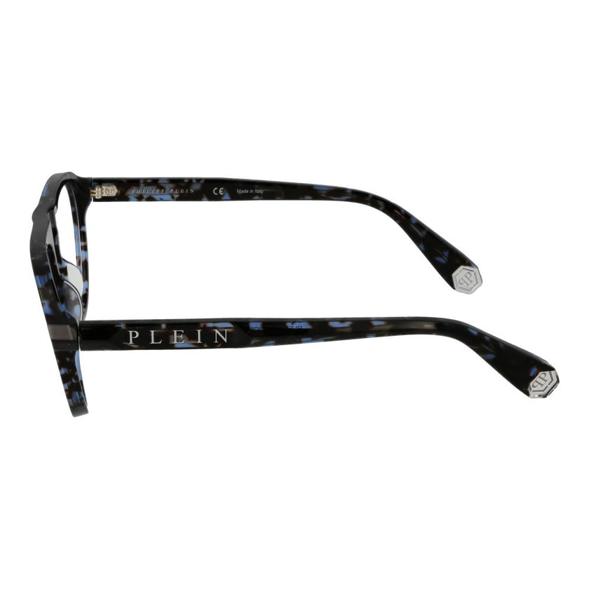 Philipp Plein Brillenrahmen aus blauem Celluloseacetat