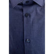 Baldinini Trend Blaues Denim-Hemd