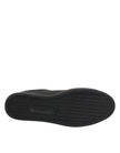 Dolce & Gabbana Schwarze Leder-Sneakers mit Herz-Verzierung