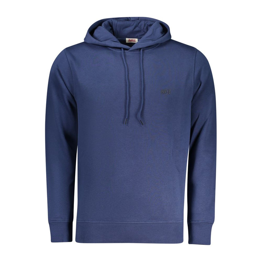 Rifle Blauer Baumwoll-Sweatshirt für Herren