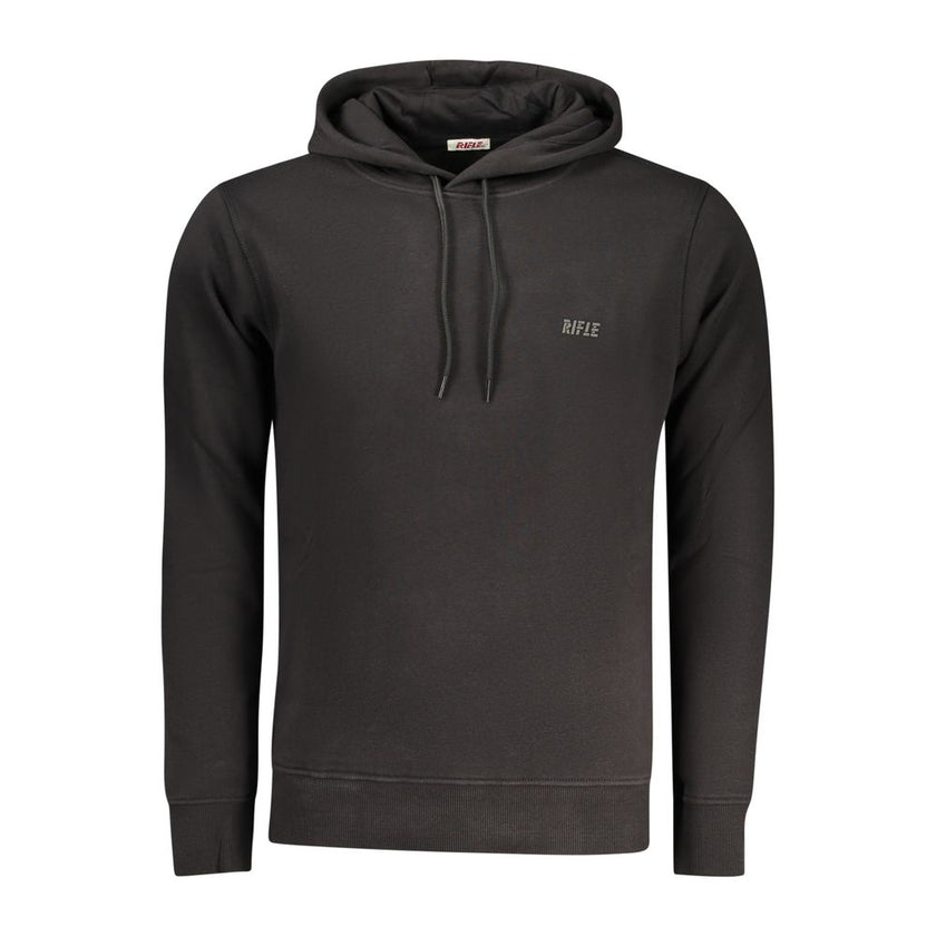 Rifle Schwarzer Baumwoll-Sweatshirt