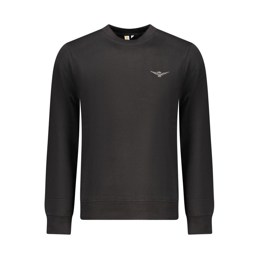 Accademia Militare Schwarzer Baumwoll-Herren-Sweatshirt