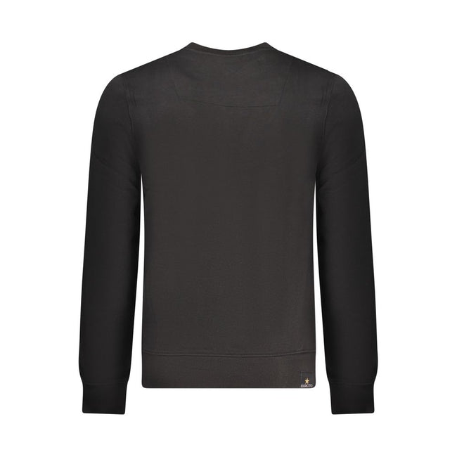 Accademia Militare Schwarzer Baumwoll-Herren-Sweatshirt