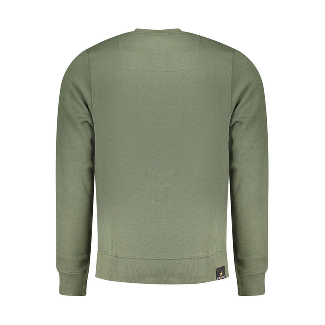 Accademia Militare Verde Baumwoll-Sweatshirt für Herren
