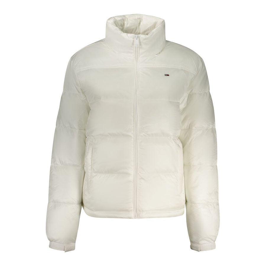 Tommy Hilfiger Weiße Damenjacke aus Polyester