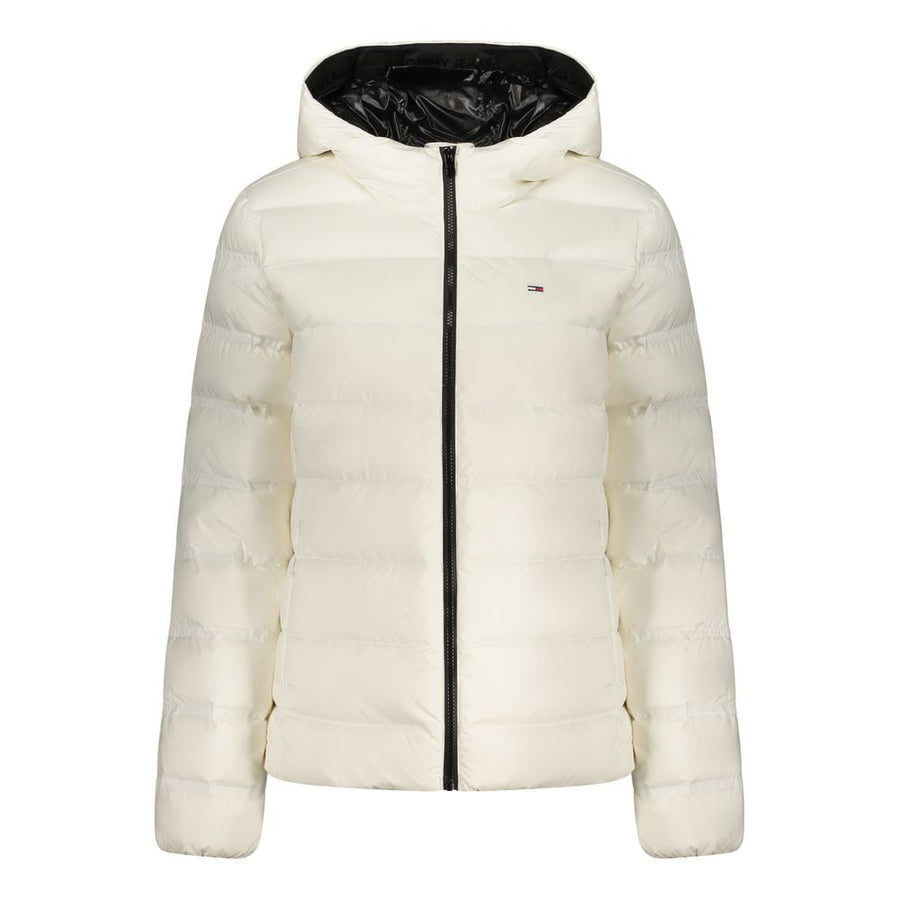 Tommy Hilfiger Weiße Damenjacke aus Polyester