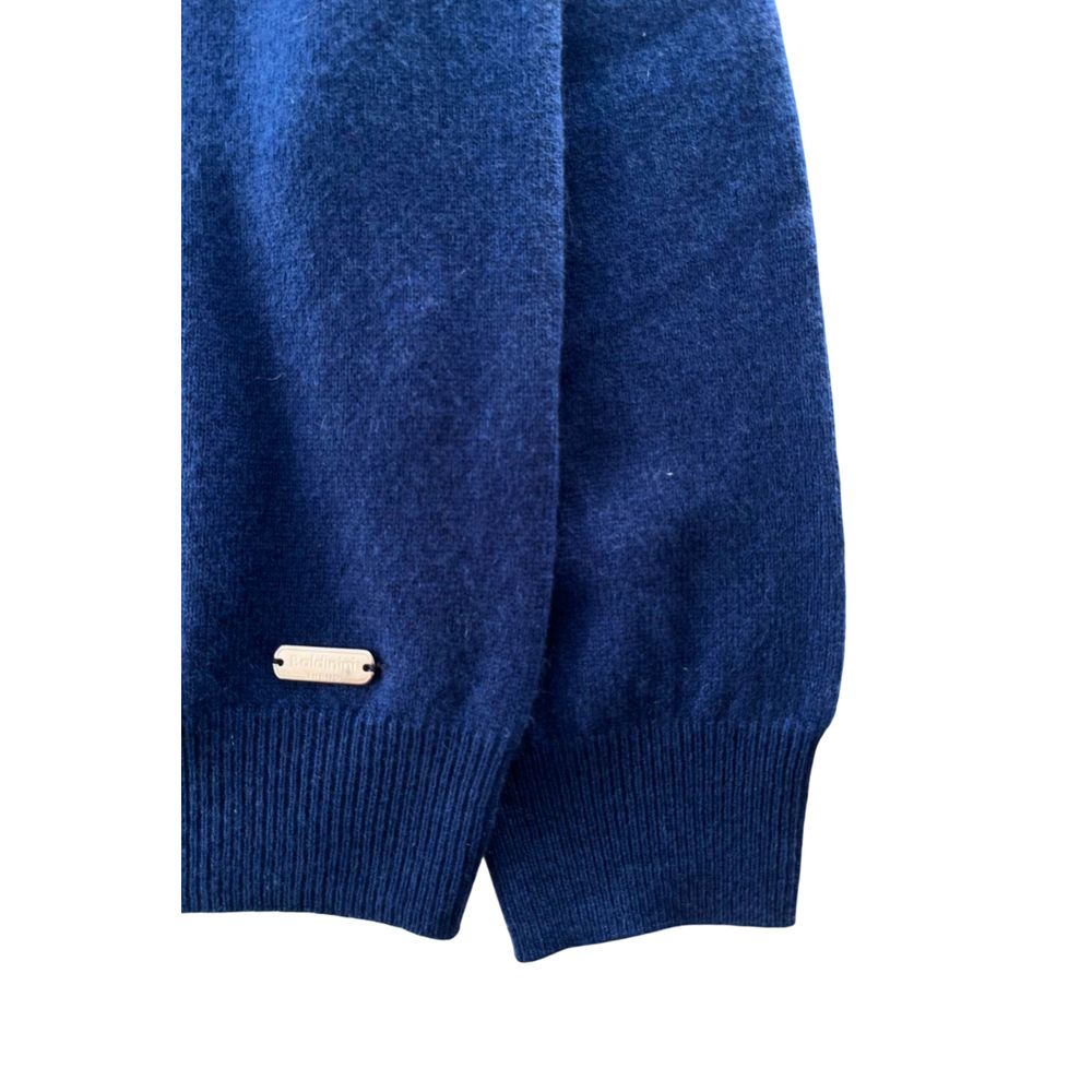 Baldinini Trend Blauer Kaschmir-Pullover