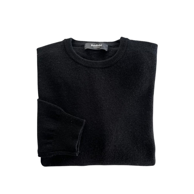 Baldinini Trend Schwarzer Kaschmirpullover