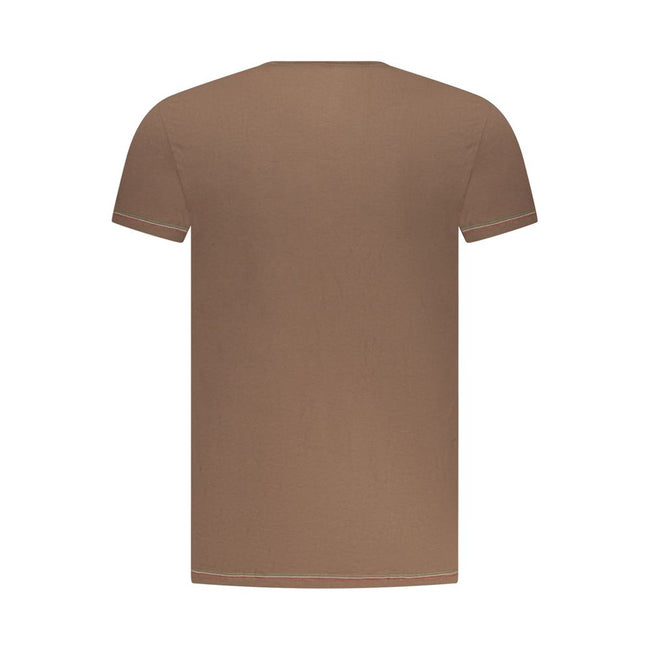 Aeronautica Militare Marrone Baumwoll-T-Shirt für Herren