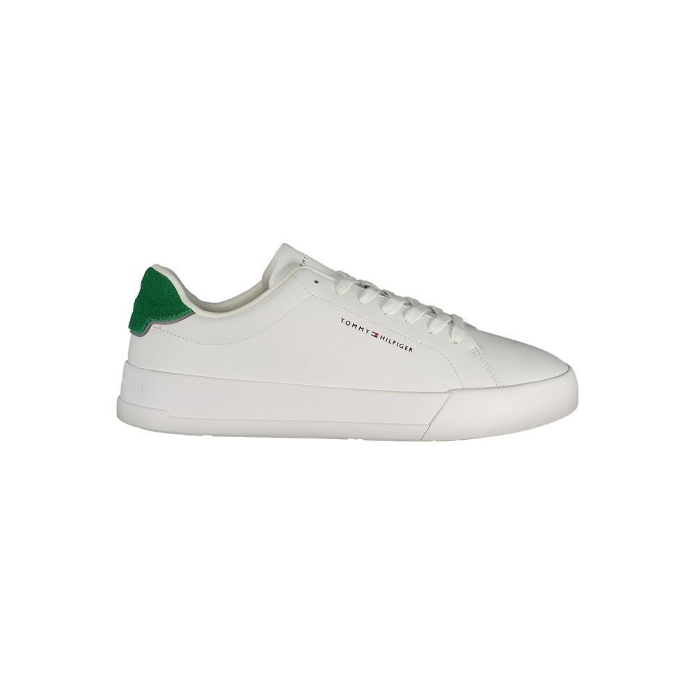 Tommy Hilfiger Men's White Polyurethane Sneaker