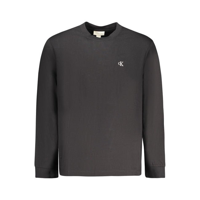 Calvin Klein Schwarzes Baumwoll-T-Shirt für Herren