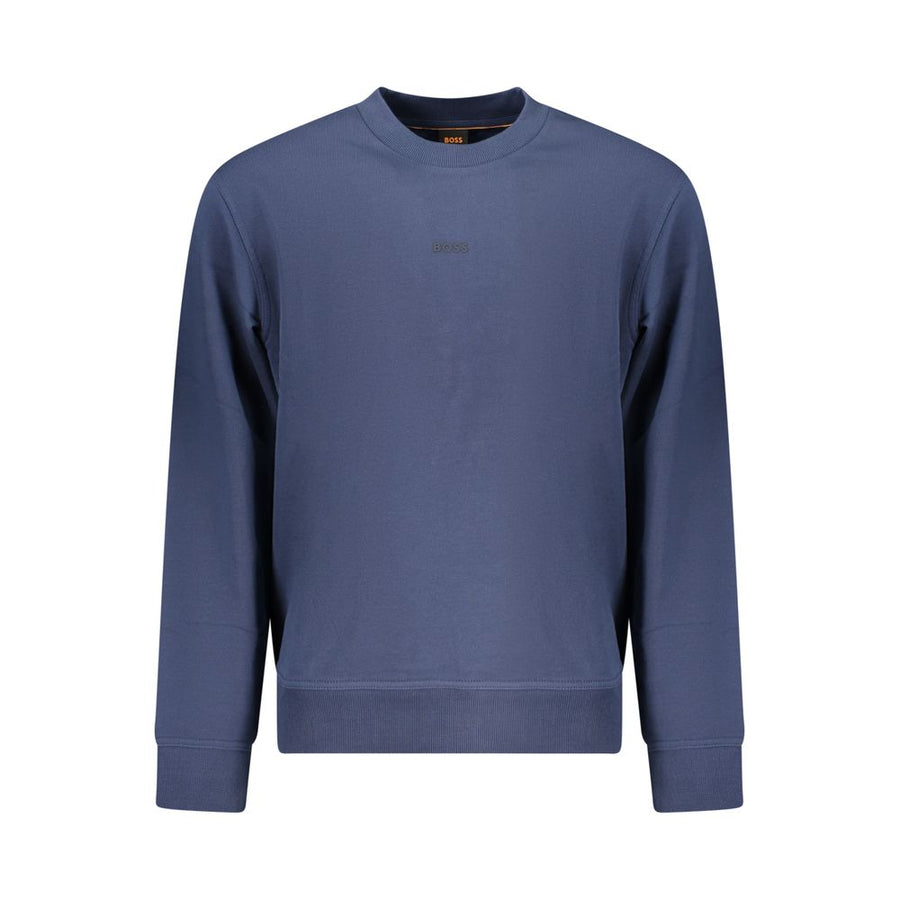 Hugo Boss Men's Blue Cotton Sweatshirt