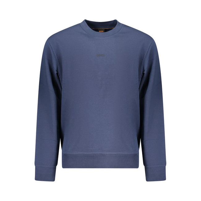 Hugo Boss Blaues Baumwoll-Sweatshirt für Herren