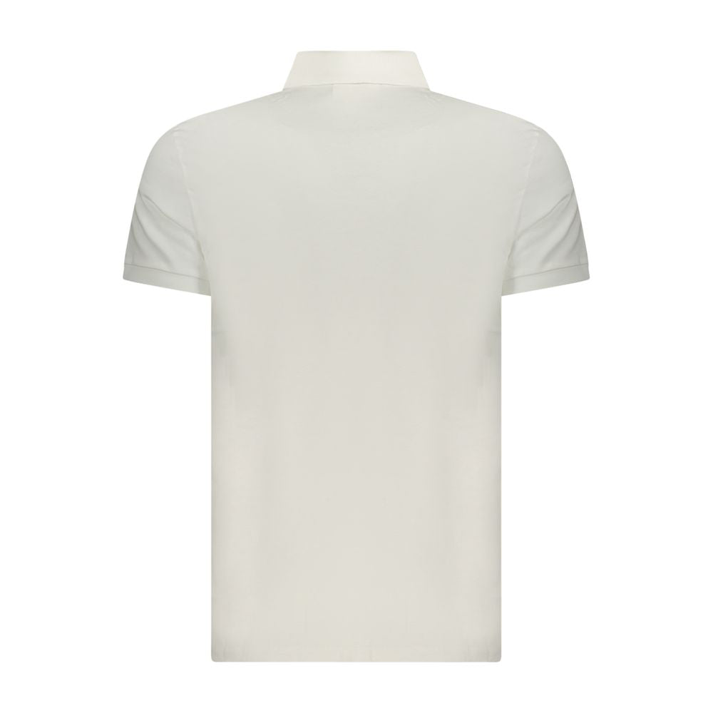 Calvin Klein White Cotton Men's Polo Shirt