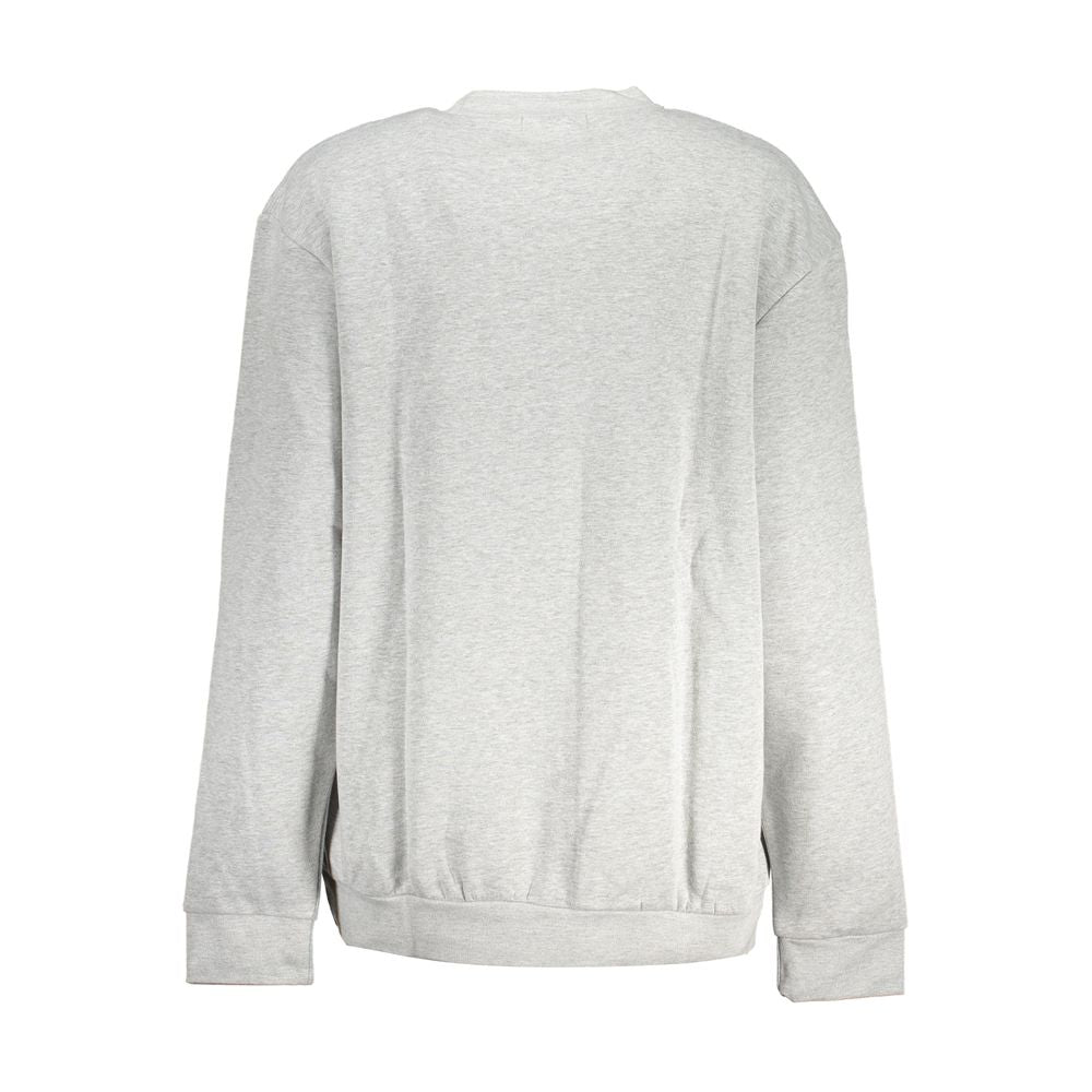 Cavalli Class Grey Cotton Sweatshirt