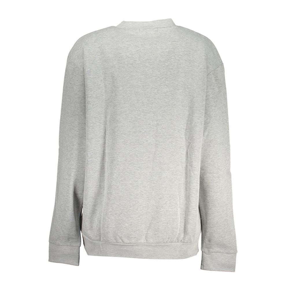 Cavalli Class Graues Baumwoll-Sweatshirt