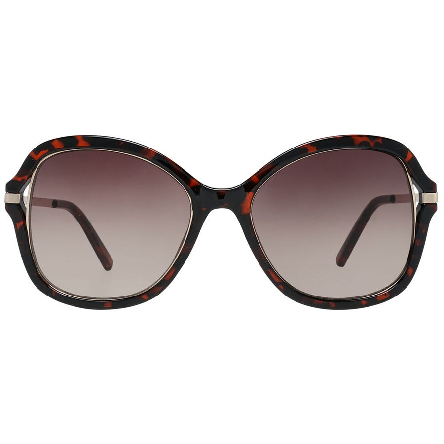 Guess Sonnenbrille aus braunem Metall & Kunststoff