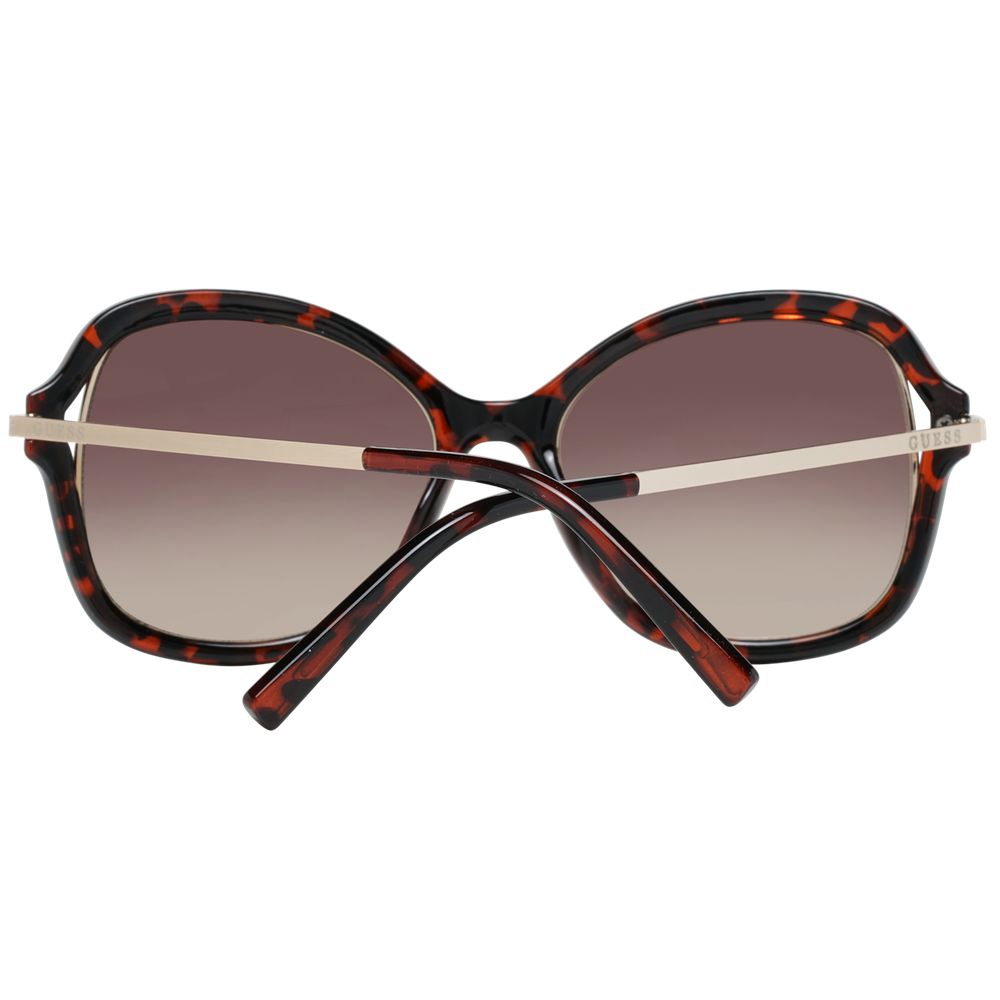 Guess Sonnenbrille aus braunem Metall & Kunststoff