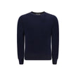 Brunello Cucinelli Blauer Wollpullover Oves Aries