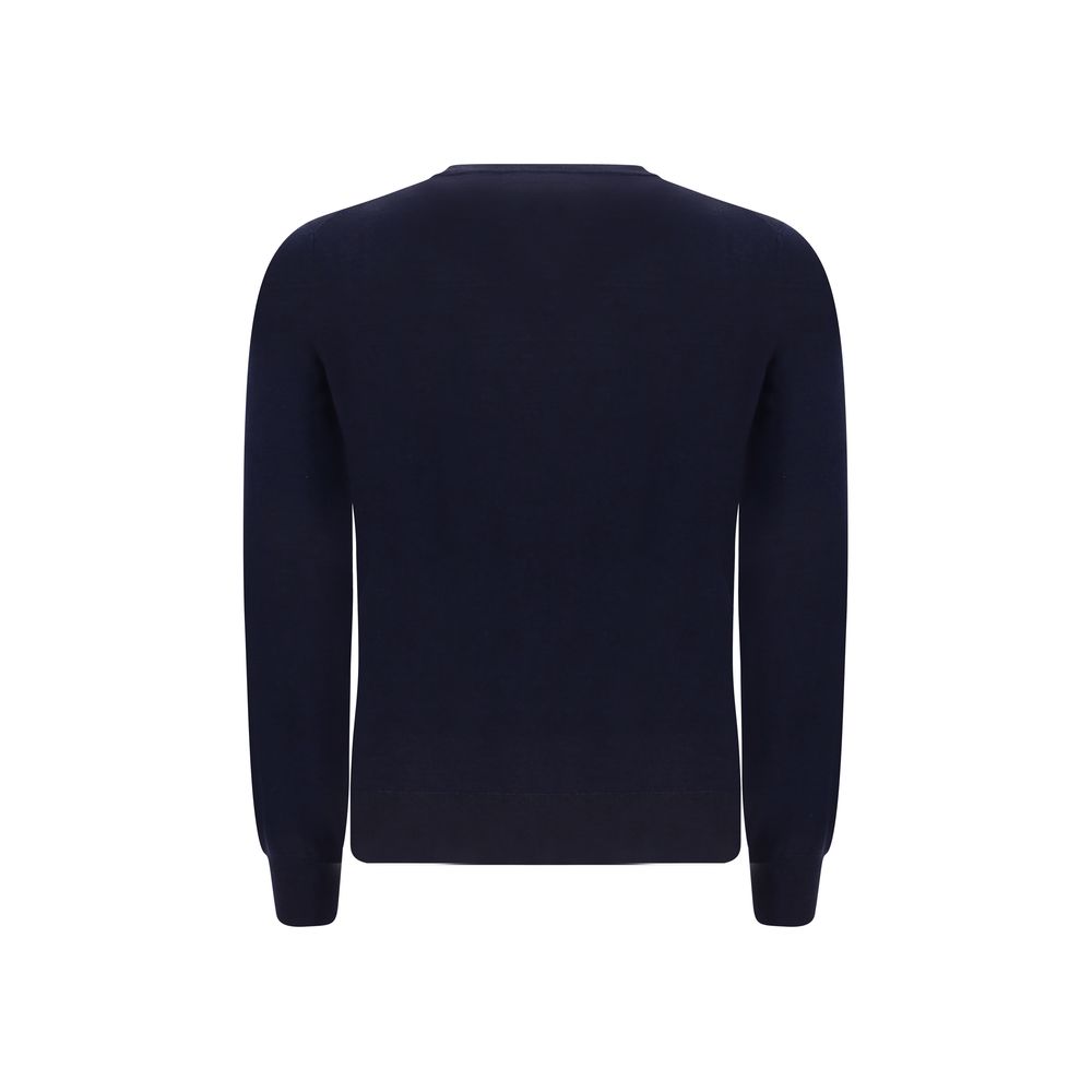 Brunello Cucinelli Blue Wool Sweater Oves Aries