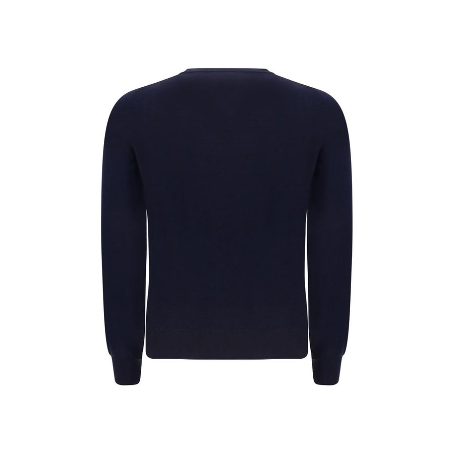 Brunello Cucinelli Blue Wool Sweater Oves Aries
