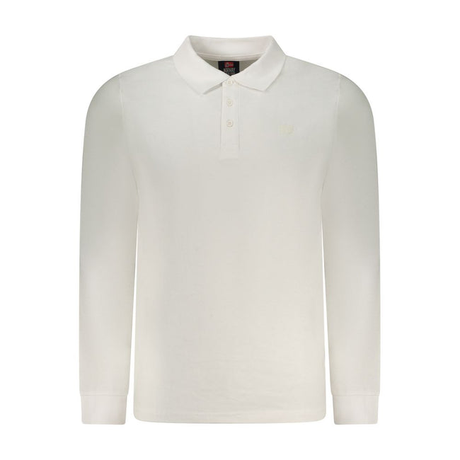 Norway 1963 Weißes Poloshirt aus Baumwolle für Herren