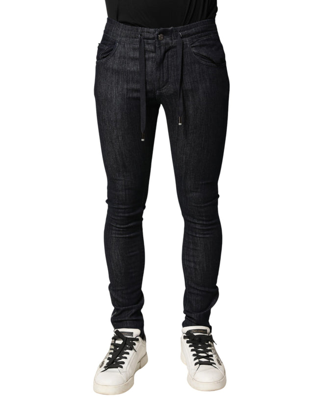 Dolce & Gabbana Schwarze Skinny-Jeans aus Baumwoll-Stretch für Herren