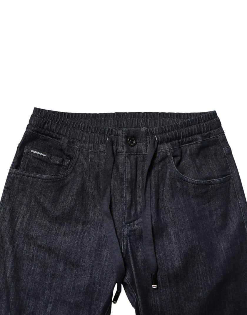 Dolce & Gabbana Schwarze Skinny-Jeans aus Baumwoll-Stretch für Herren
