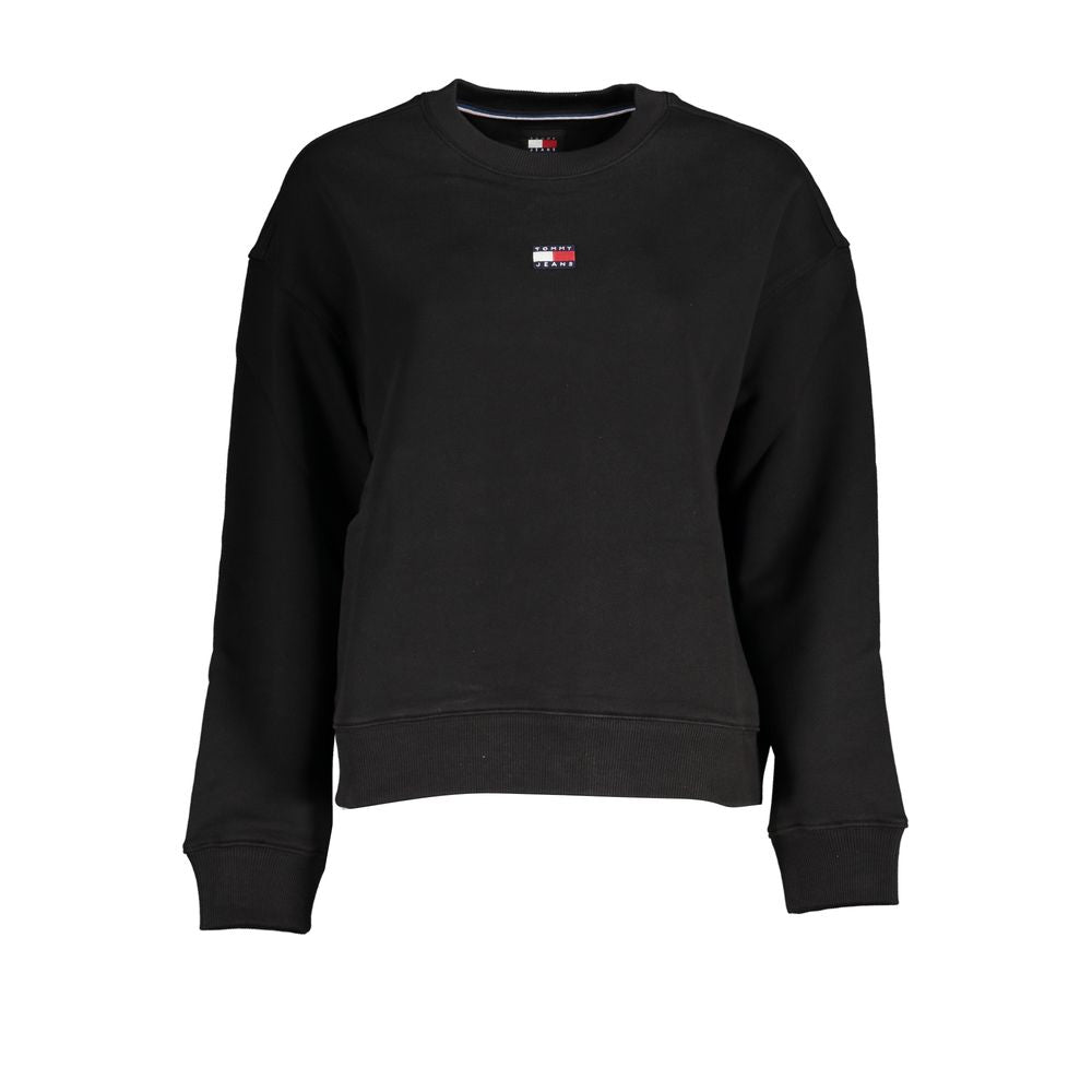 Tommy Hilfiger Black Cotton Sweatshirt for Men